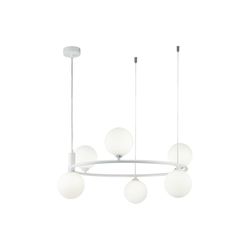 Maytoni Lighting Ring Loft Vedhæng Lampe Hvid, 6 Lys, G9