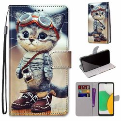 Foxdock Sag til Samsung Galaxy A03 Core Creative Mønster Tui magnetiske kort holder tegnebog - Killing