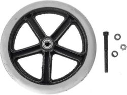 Universaali 200mm 8inch pieni jälkiä jättämätön harmaa kumipyörätuolipyörän vaihto