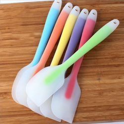 Färgglada silikon konditori Spatula Cake Cream Silicon Spatula