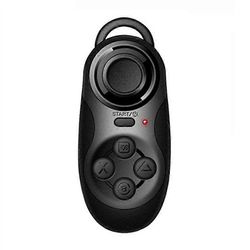 Langaton Bluetooth-yhteensopiva joystick-kaukosäädin 8 IOS Android VR PC -puhelimelle, TV Box -tabletille Musta