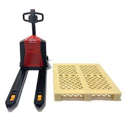 Redkid 1:10 Karjan sähköinen käsityöntöhydraulinen haarukkatrukkimalli karjan haarukkatrukin staattinen seosmalli Trukin malli