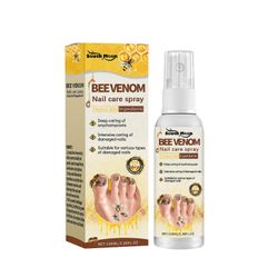 1-3 kpl BeeVenom Ash -kynsilakka Ash Nail Rotten Nail -jalkojen kosteuttava puhdistussuihke 100ml 1pc