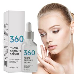 mikrokapselserum, 360 mikrokapsler serum, påfyll av kapsler essens anti-aging ansiktsserum, vital ampulle beroligende ansiktskrem 1 pcs