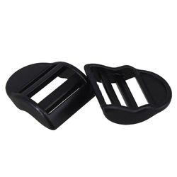 20 Stk. 2 cm sort justeringsrem spænde
