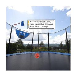 Trampolin basketball hoop med mini basketball let at installere basketball hoop trampolin til breakaway sikker dunking