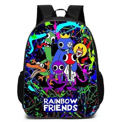 Rainbow Friends Reppu Lapset Lapset Koululaukut Kirjalaukku Reput Pojille Tytöt A