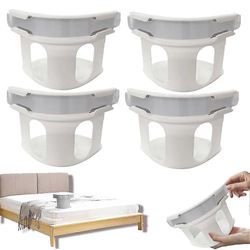 Lakanan pidikkeet Lukitse lakanan pidike Liukumaton Yleisistuvuus kaikenkokoisille sängyille Asennettu lakanan lukitustyökalu Valkoinen