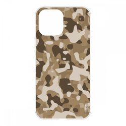 Crazy Kase Hull Til iPhone 12 Pro (6,1) Fleksibel ørken militær camouflage