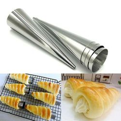 Jying 5/10/20pcs Wienerbrød Croissant Mold Cream Horn Kegle Formet Brød Cake Mould Bagning Tool 20stk