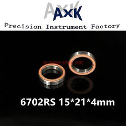Salg 6702rs Bærende Abec-3 (10stk) 15*21*4 Mm Tynd sektion 6702-2rs Kuglelejer 61702 Rs 6702 2rs Med Orange Forseglet