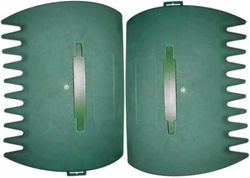 Leaf Rake Scoops Garden Scouring Roskien lehtien kerääjä tarttuu lehtikynsillä rikkaruohoihin Helppo poimia lehtikauhoja (1pari, vihreä)