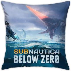 Subnautica - Under null pute kaste putetrekk dekor putevar for sofa soverom 18 "x18"