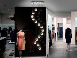 Schuller Lighting Kugle dæmpbar 14 lys integreret LED Lys Vedhæng Lys Cluster Drop, Chrome, Bluetooth control