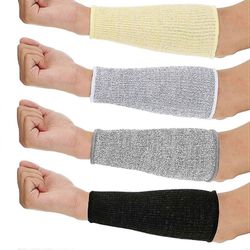 4 Pari leikkausta ja palovammoja kestävät hihat Käsivarren suojaholkit Kyynärvarren suojat ohuille ja mustelmille
