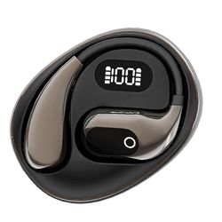 Kääntäjän nappikuulokkeet Langattomat Bluetooth 5.4 -kuulokkeet AI Reaaliaikainen kielen käännös Kaksisuuntainen Devi Musta