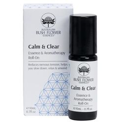 Australian Bush Flowers Calm & Clear Essence ja aromaterapia Roll-On 10ml