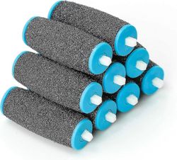 Wabjtam [9 pakkaus] Scholl Velvet Smooth Pedi Vaihtorullapäät Täyttö, Hohkakivijalka Scholl Electricille