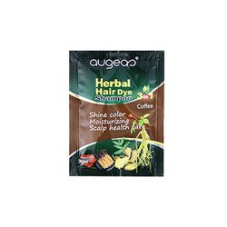 Hefansi I morgen levering Herbal Black Hair Dye Shampoo Øyeblikkelig hårfarge for grått hår dekning 10 min naturlig hårfarging Kaffe