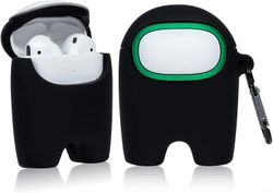 AIR Case til AirPod 2/1 -Sort tegndesign