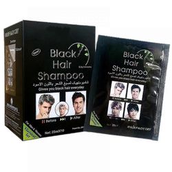 Black Hair Shampoo -instant Black Hair Dye Shampoo Black Hair Dye Säilytä hiusten väri kahden kuukauden ajan 5 minuuttia miehille ja naisille