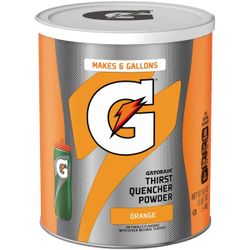 Gatorade quencher sports drikke blanding pulver, oransje tørst, 51 oz
