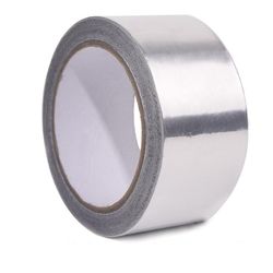 Linkrunning Selvklæbende aluminium tape, 25mm x 50m, høj temperaturbestandig, varmebestandig, vedligeholdelsesværktøj (pakke med 1)