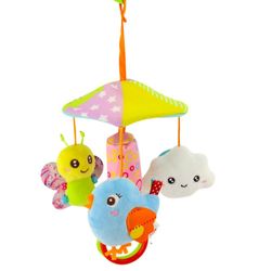 Sencu Hengende Rattle Leker og bilsete leketøy for spedbarn Hanging Rattle Toy, Clip On Toy For Crib Stroller bilsete Baby leketøy, baby og jenter ...