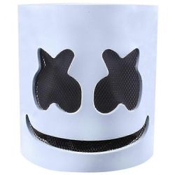 Halloween Marshmello Dj Mask Helmet Marshmallow Cosplay Bar Musiikkijuhlat Karnevaali-uutuus Prop