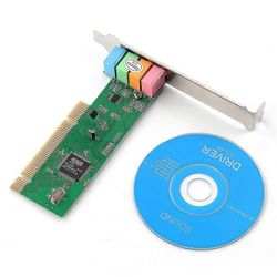 3D-surround-ääni PCI-äänikortti 4-kanavainen Win 98SE / XP / VISTA