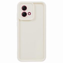 Motorola Moto G84 5G -kotelolle paksunnettu putoamisenestosuojattu TPU-puhelimen kansi Beige