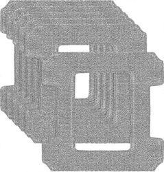 6 kpl pestävät mikrokuituiset puhdistustyynyt Ecovacs Winbot W1 W1 Pro W2 W2 Omni -ikkunanpesuroboteille