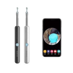 Coosilo Øre voks plukkere Smart Visuelle øre sticks endoskop minikamera otoskop hvid