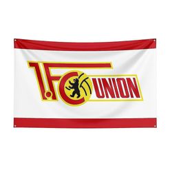 Født Pretty 3x5 FC Union Berlin Flag Polyester Trykt Racing Sport Banner For Dekor B 90 x 150cm