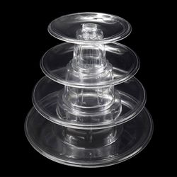 Makroner karusell Cupcake Holder Dessert Cupcake Stand Lagdelt matholder