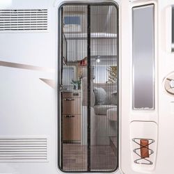 Magneettinen hyttysverkko ovelle - 80 x 200 cm - matkailuautoon, perävaunuun