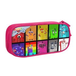 Numberblocks Penaali, monikäyttöinen kynäkotelo, suurikapasiteettinen kestävä lyijykynäpussi säilytyskynä pussin järjestäjä paperitavarat OneSize 5...