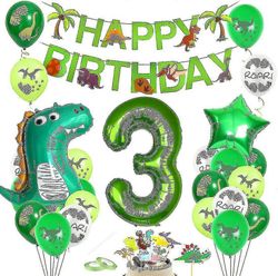 Ilmapallon syntymäpäivä,3 Jahr Geburtstagsdeko,luftballon 3 Geburtstag,geburtstagsdeko Junge 3 Dinosaurier,dino Ballon 3 Geburtstag,3 Geburtstag De...