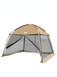 Tents 4 5 6 8 10 Personers udendørs baldakin Camping Solcreme Myggesikkert telt Team Markise Familie Net Tarp Beach Pergola Bilskur Khaki