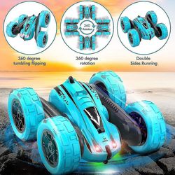 4wd Rc Bil 2.4g Radio Remote Car 1:24 Double Side Rc Stunt Cars 360 Reversering Kjøretøy Leker For Boy