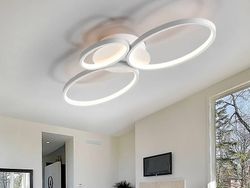 Schuller Lighting Sios Integreret LED 3 Lys Flush Loft Lys Hvid