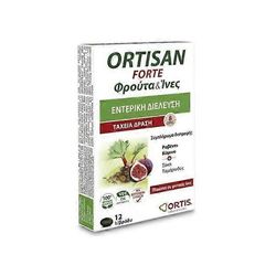 Ortisan Forte -hedelmät ja -kuidut – 12 nopeasti vaikuttavaa tablettia