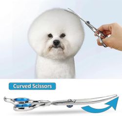Koiran trimmaussakset, 5 ammattimaista ruostumattomasta teräksestä valmistettua trimmeriä taskukammilla, kissan ja lemmikkieläinten vartalot