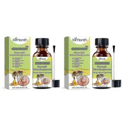 Nail Defense Bee-Venom Treatments Serum Tehokas kynsien kasvua korjaava seerumi ohuille kynsille kynsien kasvun tueksi Vihreä 2pcs