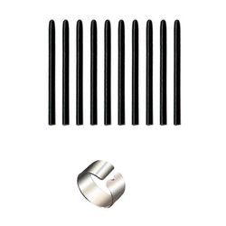 10 kpl vaihtokynän kärjet Wacom-piirustuskynälle graafinen piirustustyyny Vakiokynän kärjet w Black