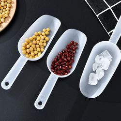 Mini Plast Isskovl Mel Mad Slik Is Scoop Måleskeer Skovle Gennemsigtig Lille Skovl Køkkenredskaber