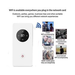 5g mobile wifi 5g Mifi reititin kannettava tasku wifi mobiili hotspot sisäänrakennettu 8000mah auto wifi rou