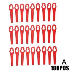 100 kpl vaihtotrimmeri Einhell muovinen puutarha nurmikko puutarha pitsileikkuri ruoho einhell puutarhanhoito Punainen