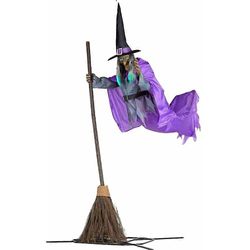 Halloween Animated Hovering Witch Animatronics Halloween Decorations Outdoor 2024 Uusi