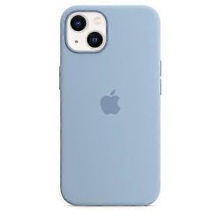 Silikonikotelo Magsafella iphone 13 mini -puhelinkotelolle Sininen sumu
